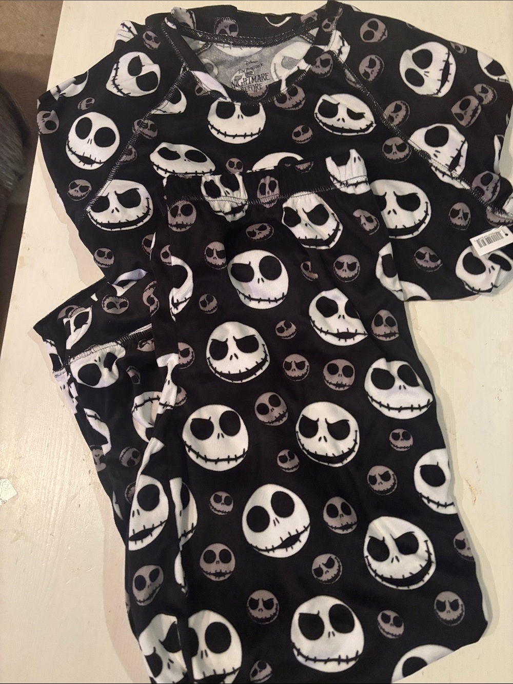 NWT Disney The Nightmare before Christmas Jack Skellington Pajama Set